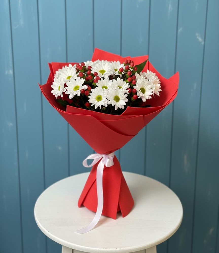 Букет цветов из: Хризантемы в Кобяково