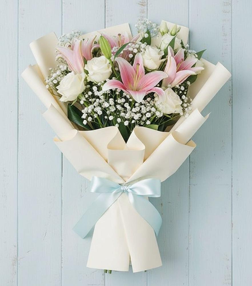 Букет цветов из: Лилии в Кобяково