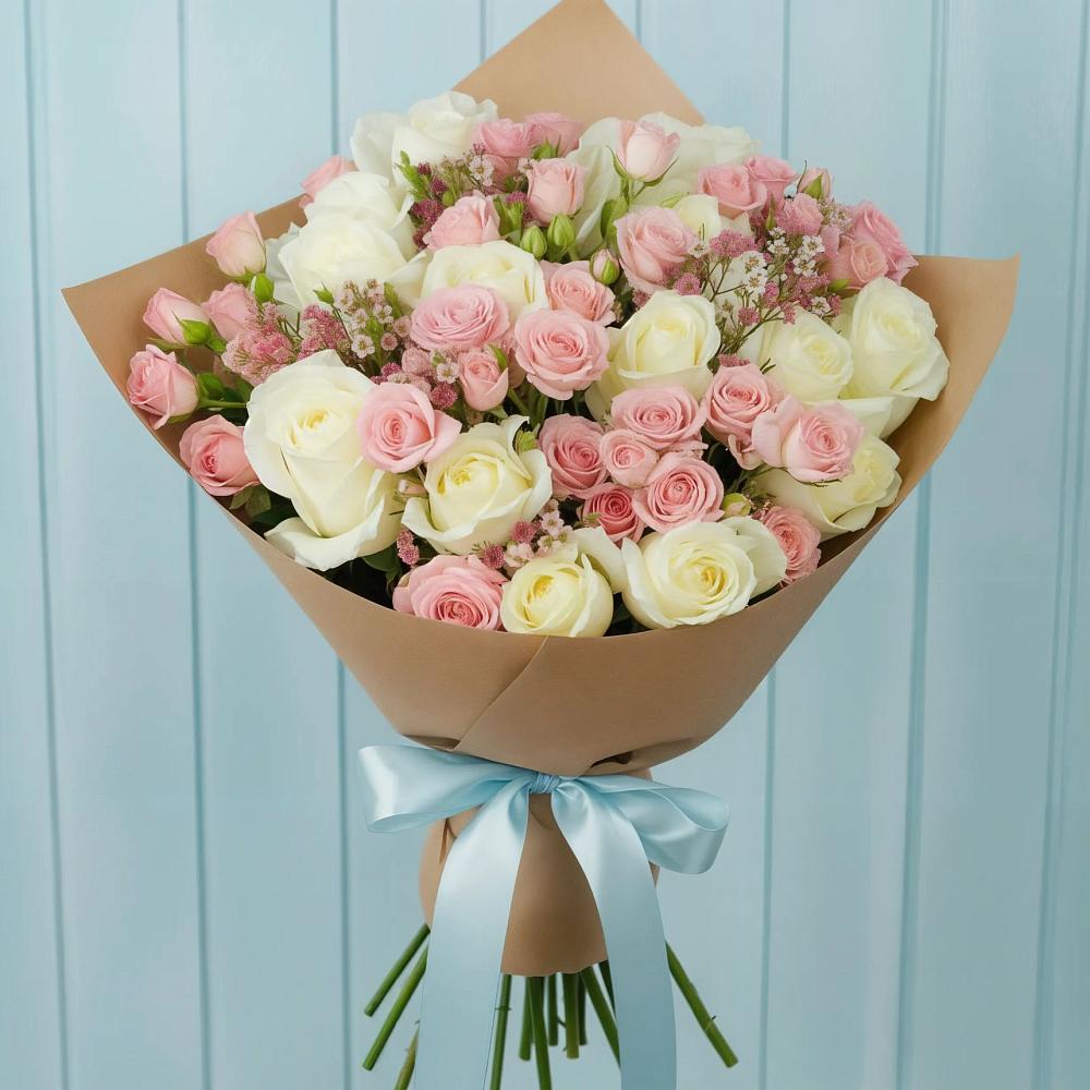 Букет цветов из: Розы в Кобяково