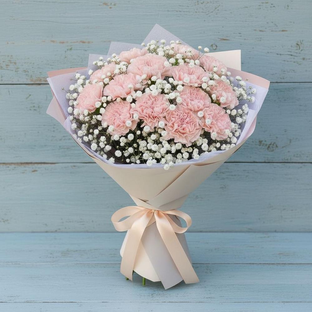 Букет цветов из: Гвоздики в Кобяково