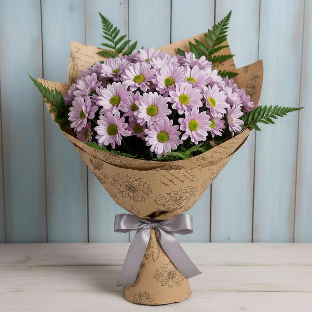 Букет цветов из: Хризантемы в Кобяково