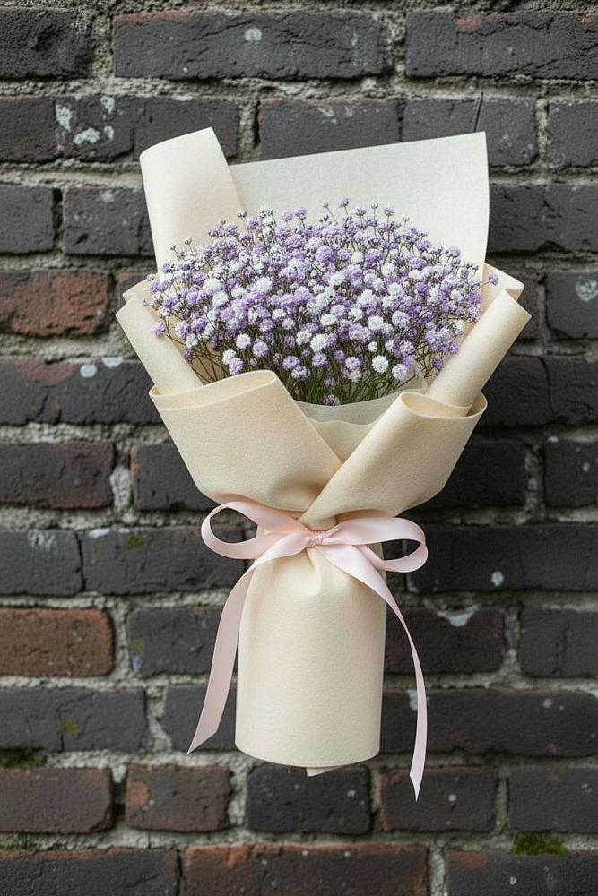 Букет цветов из: Гипсофила в Кобяково