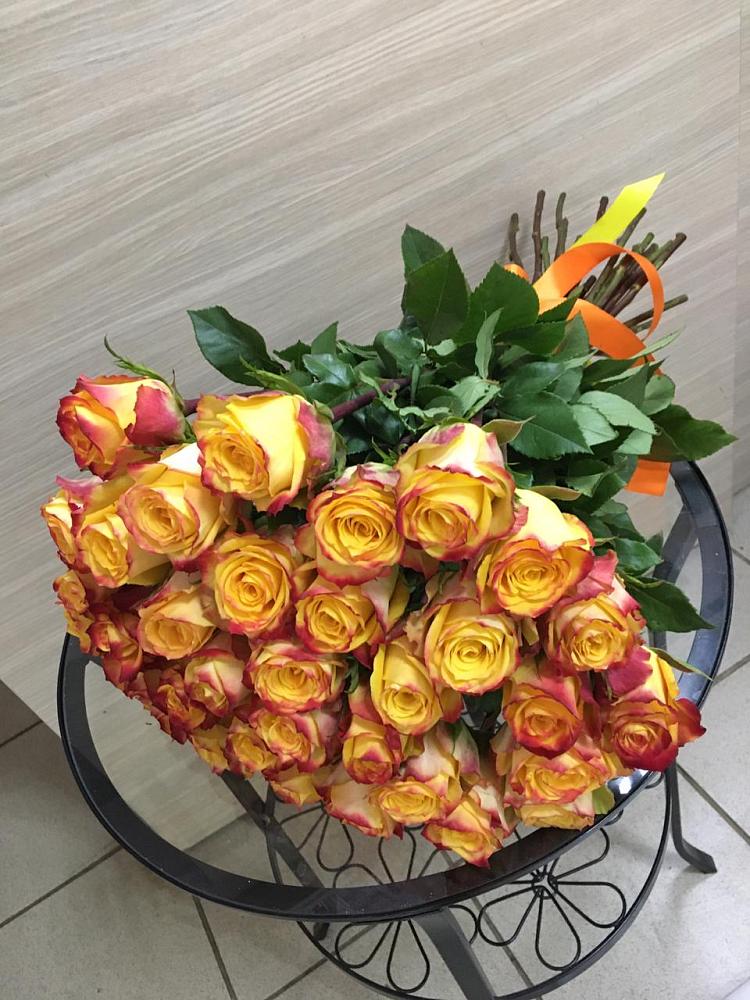 Букет Желтые розы в Кобяково