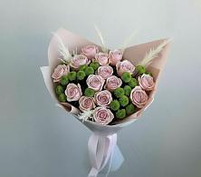 Букет цветов из:  Розы и Хризантемы в Кобяково