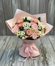 Букет цветов из:  Гвоздики, Розы и Хризантемы #REPLACE_PRED# Кобяково