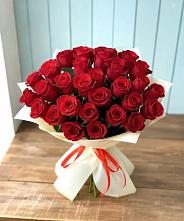 Букет 29 Красных роз в Кобяково