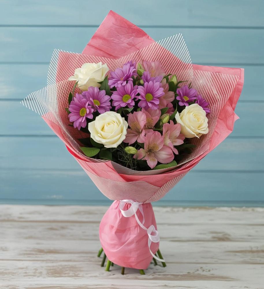 Букет цветов из: Герберы в Кобяково